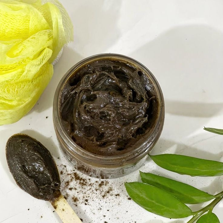 Gamme Complète Éclat Absolu – Savon Noir Peeling, Huile Activatrice, Sérum & Crème Hydratant