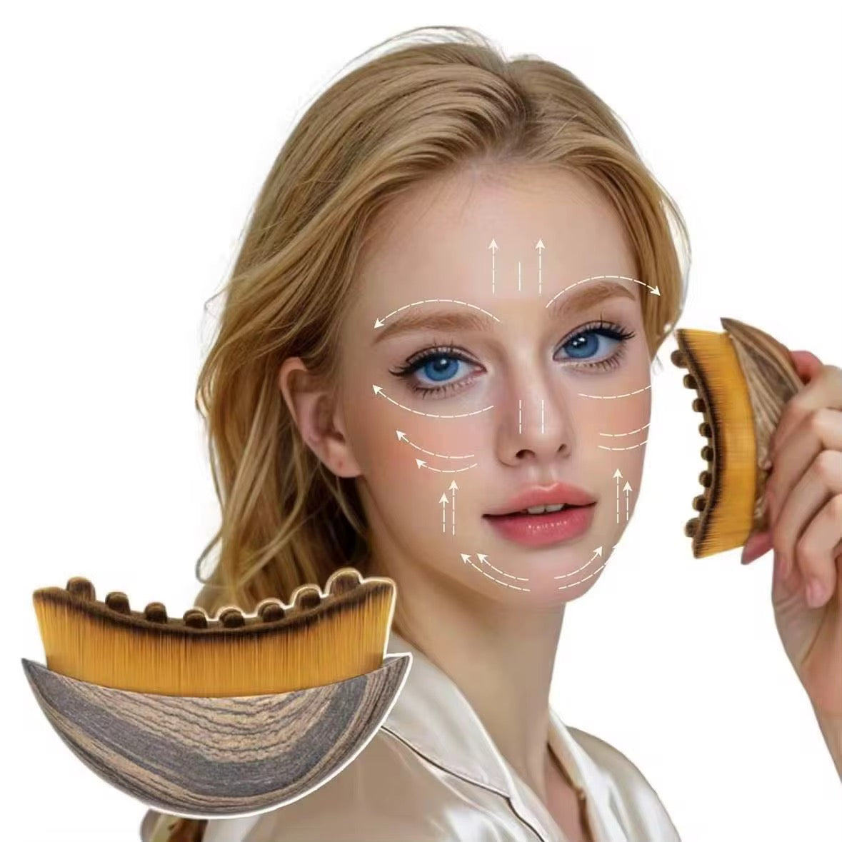 Brosse drainage lymphatique visage